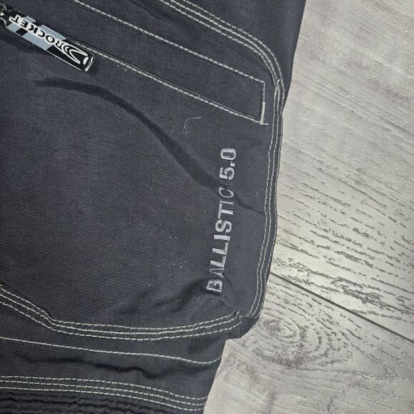 Black Waterproof Motorcycle Pants Ballistic 5.0 - Picture 3 of 9